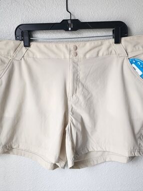 Columbia PFG Coral Point™ III 5" Shorts Size 20W In Light Khaki NWT